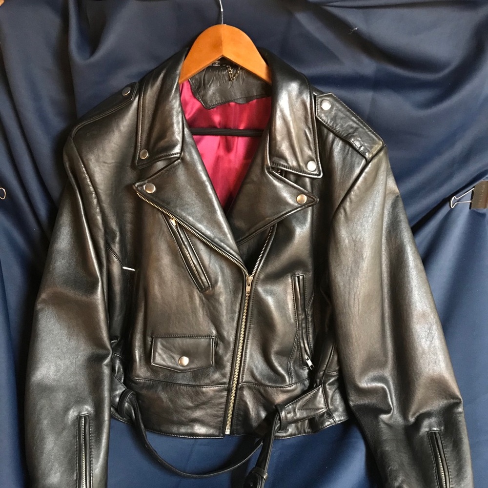 Cuir du Monde Leather Motorcycle Jacket